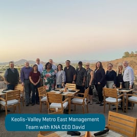 Keolis-Valley Metro East Management Team with KNA CEO David